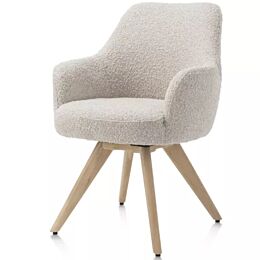Armstoel Rocco Naturel Creme
