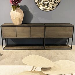 Dressoir Modulo 225 Cm Onyx
