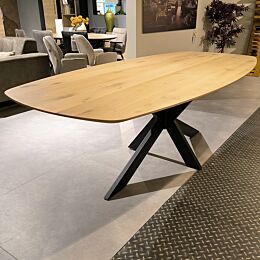 Eettafel Nemaro Tonvormig Eiken Snow 240x110 cm