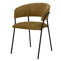 LABEL51 Eetkamerstoel Luuk Mustard Elite