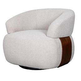 LABEL51 Fauteuil Valenza Boucle Walnoot Eiken