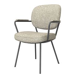 LABEL51 Eetkamerstoel Lausanne Naturel Royal Boucle