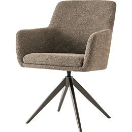 Eetkamerstoel Vinta Bruin (metaal bruin)