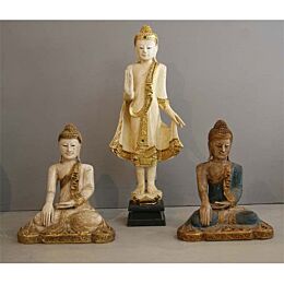 Buddha Sitting White Thailand