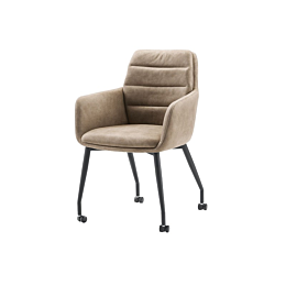 Eetkamerstoel Charda Taupe