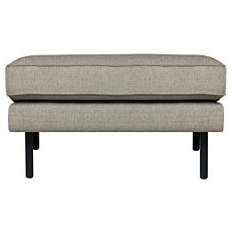 BePureHome Rodeo Stretched Hocker Nougat
