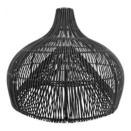 hanglamp rotan zwart