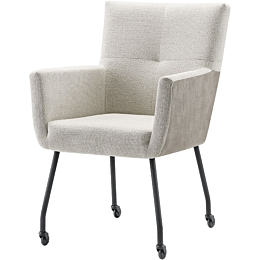 IN.HOUSE Eetkamerstoel Mento Beige Grijs