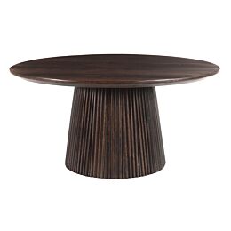 Salontafel Salvatora ø80 Mangohout Walnut