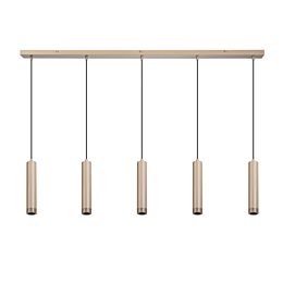 Hanglamp Miller Mat Zand 5-Lichts