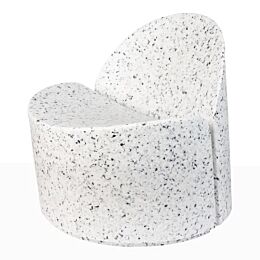 Zuiver Tuin Fauteuil Bloom Wit Terrazzo