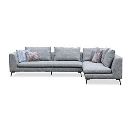 Moderne Hoekbank Alex Grijs 