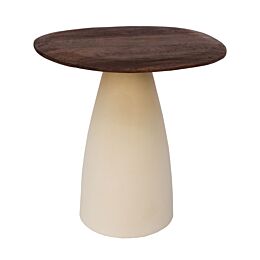 Bijzettafel Marroni 42x50x43 Mangohout Bruin