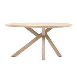 Eetkamertafel Cosenza Eivorm 160 Cm Natural