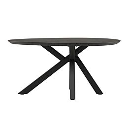 Eetkamertafel Cosenza Eivorm 160 Cm Onyx