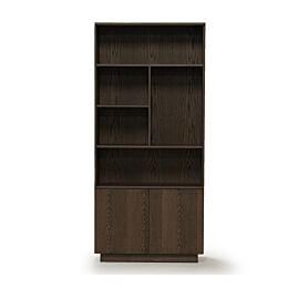 Boekenkast Eco Line New Brown 5 Vaks Rechts