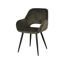 LABEL51 Eetkamerstoel Fer - Hunter - Velours