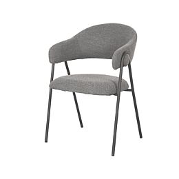 Eetkamerstoel Lowen Grijs Boucle