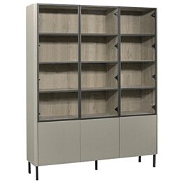 Glaskast Eiken Milano