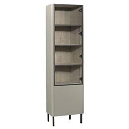 Glaskast Eiken Milano EGK171
