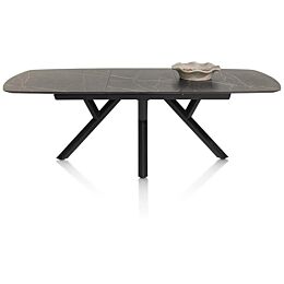 XOOON Uitschuiftafel Minato Onyx