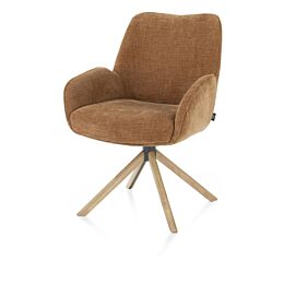 Armstoel Riley Stof Koper