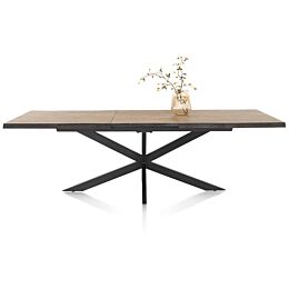 H&H Uitschuiftafel Carreras 190 (+ 60) X 100 Cm