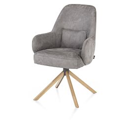 Armstoel Melle Eiken Charcoal