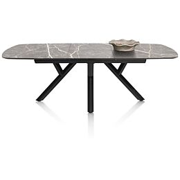 XOOON Uitschuiftafel Minato Lichtgrijs