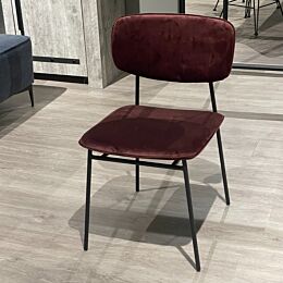 Stoel Velvet Stalen Poot