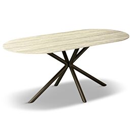 Eettafel Noor Keramiek blad 180cm