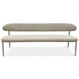Eetkamerbank Jessda Taupe 200cm