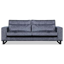 grijze bank velours 