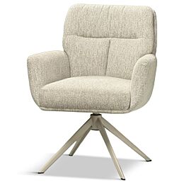 Armstoel Jessie Lodge Linnen Beige Poot
