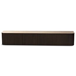 TV- Meubel Axel 240xm New Brown Met Travertin Top
