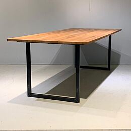 Industriële Eiken Eetkamertafel