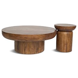 Salontafel Set Kimura Lopez Bruin 