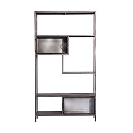 Boekenkast VENTANA Zwart Metaal