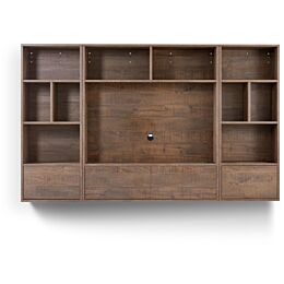 TV-kastenwand Hatonia Dark Mango