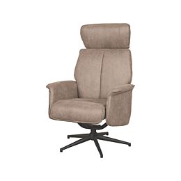 Fauteuil Verdal Taupe Micro Suede