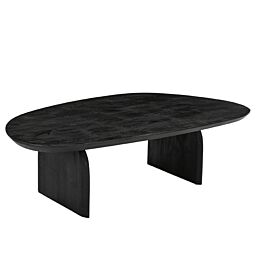 LABEL51 Salontafel Cooper Zwart Mangohout 135 cm
