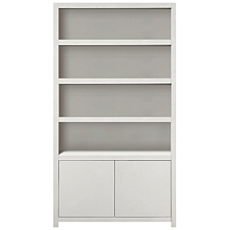 Boekenkast Diamond 120cm 4 Vaks Sand/Grey Eiken