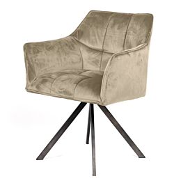 Armstoel Velours Champagne 