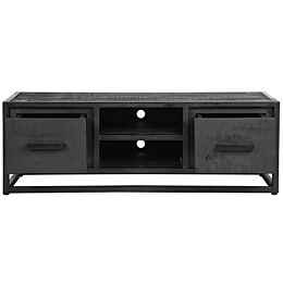 LABEL51 Tv-meubel Chili - Zwart - Mangohout - Tv-Meubel 120 cm
