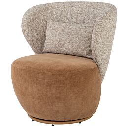 Draaifauteuil Solee Koper