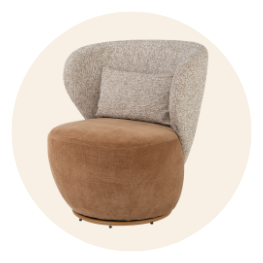 Stoffen fauteuils
